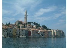 Rovigno. Svetta il campanile del Duomo dedicato a S. Eufemia
